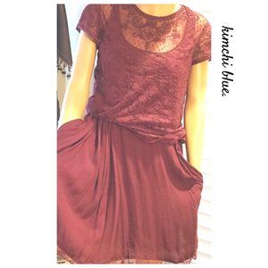 ❤️HP 08/11. Kimchi blue full skirt lace dress w/